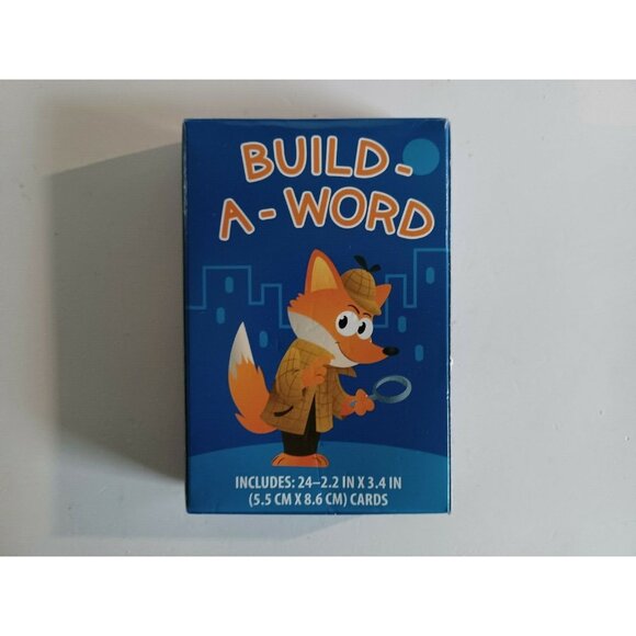 Build-A-Word 24 Game Cards Educational Cards  for Kids 4 and Up - Picture 1 of 5